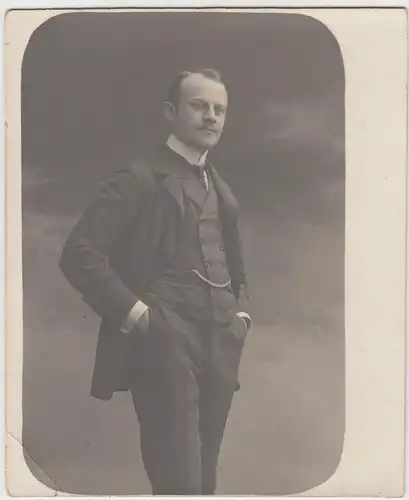 (F10970) Orig. Foto Porträt eines Mannes, Richard 1914