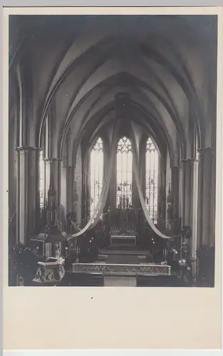 (F10936) Orig. Foto Münster i.W., Chor der Liebfrauenkirche, 1920er