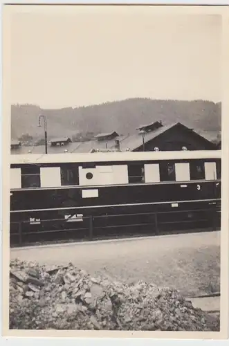 (F10915) Orig. Foto Personenwagen od. Triebwagen 3. Klasse, 1933, möglw. Bhf. Gr