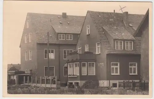 (F10843) Orig. Foto Bielefeld, Häuser in der Elbrede 5, nach 1945