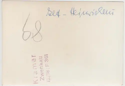(F10758) Orig. Foto Alt Heinrichau, Stary Henryków, Gebäude 1950/60er