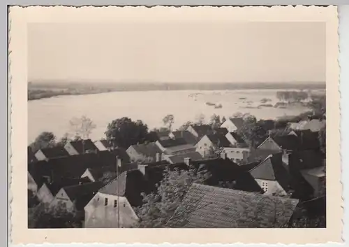 (F10568) Orig. Foto Lebus / Oder, Blick über die Dächer 1939