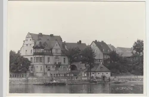 (F10489) Orig. Foto Saalburg, HO-Hotel Kranich 1957