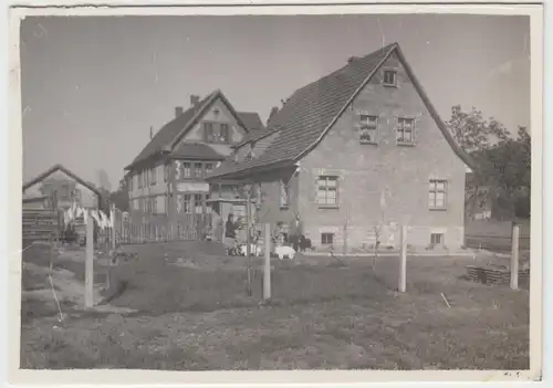 (F10481) Orig. Foto Veilsdorf, Wohnhäuser 1955
