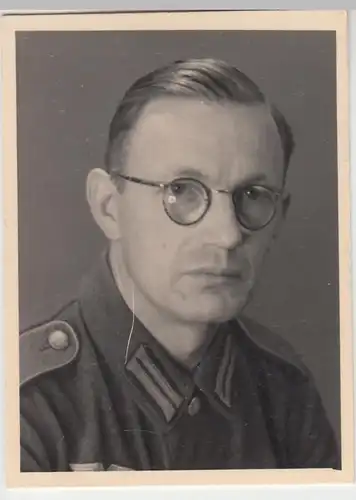 (F10154) Orig. Foto Passbild deutscher Soldat, Wernigerode 1933-45