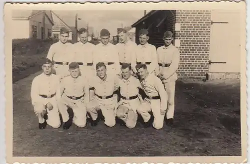(F1007) Orig. Foto Wehrmacht-Soldaten in weißer Uniform, Ostfront 1940er