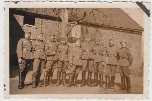 (F10061) Orig. Foto deutsche Soldaten, Gruppenbild 1930/40er