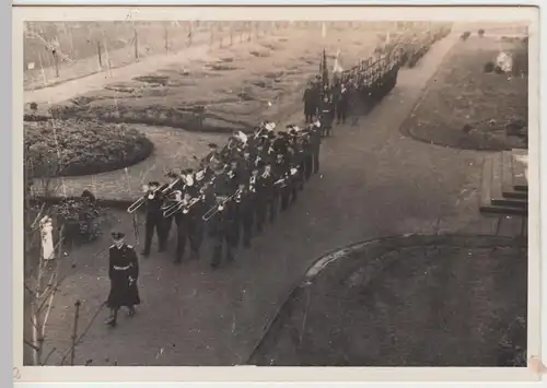 (F10004) Orig. Foto Parade, Musikzug, Militärkapelle, 1930/40er