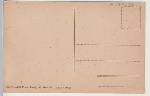 (82910) AK Zwickau Weißenborn, Sächs. Taubstummenheim, vor 1945