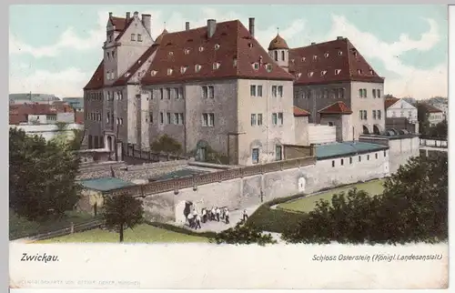 (110453) AK Zwickau, Schloss Osterstein, vor 1905