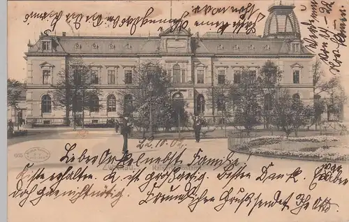 (105325) AK Zwickau, Kaiserliches Postamt 1902