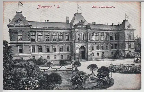 (104797) AK Zwickau i.Sa., Königl. Landgericht, 1919