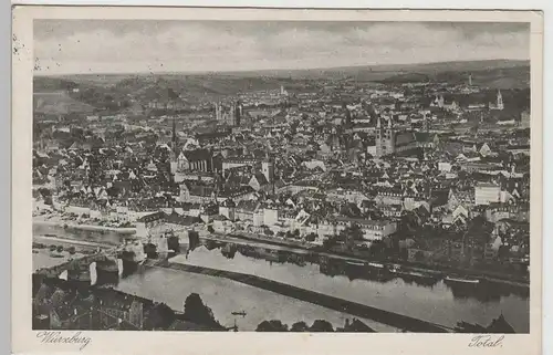 (78366) AK Würzburg, Total, 1932