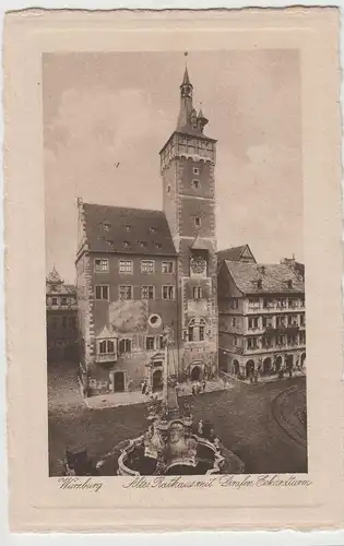 (75746) AK Würzburg, Altes Rathaus, vor 1945