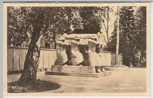 (40039) Foto AK Würzburg, Kriegerdenkmal 1935