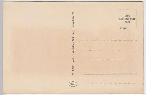 (36148) AK Würzburg, Universität, vor 1945