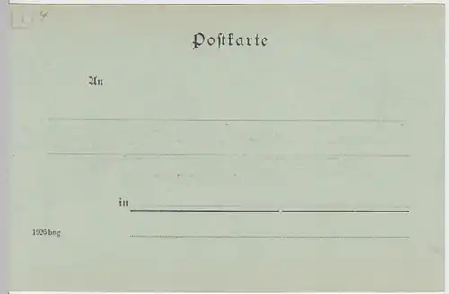 (24283) AK Gruß aus Würzburg, Mondscheinkarte, Festung, bis 1905