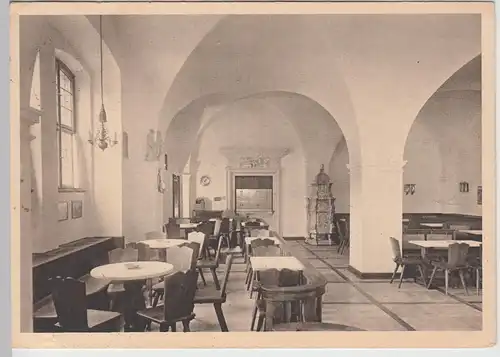 (106170) AK Würzburg, Trinkstube im Bürgerspital Zum Hl. Geist 1936