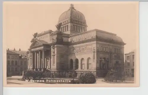 (84685) Foto AK Wuppertal Barmen, Ruhmeshalle