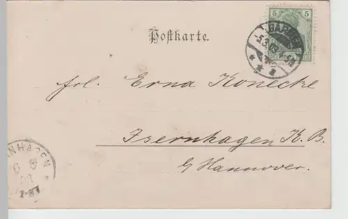 (76659) AK Wuppertal, Einweihung der Ruhmeshalle, Kaisertage 1903