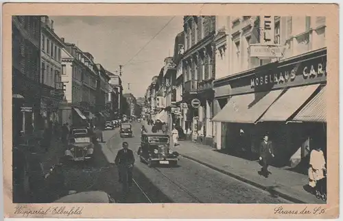 (114540) AK Elberfeld, Wuppertal, Möbelhaus, Automobile 1933-45