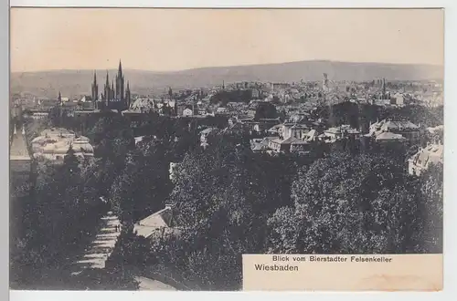 (97679) AK Wiesbaden, Blick vom Bierstadter Felsenkeller 1906