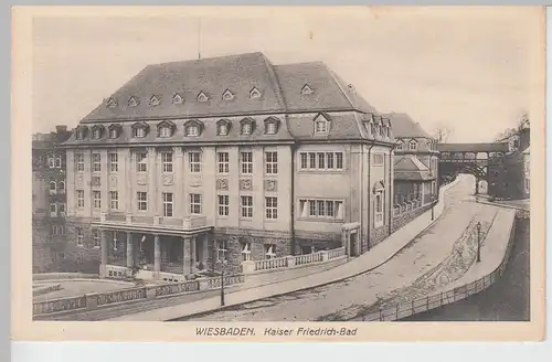 (91447) AK Wiesbaden, Kaiser Friedrich Bad, vor 1945