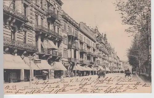 (91433) AK Wiesbaden, Wilhelmstraße 1903