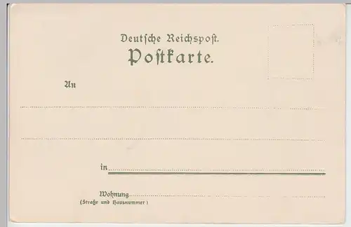 (90069) AK Gruss aus Wiesbaden, Rathaus, bis 1905