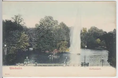 (3329) AK Wiesbaden, Kurhauspark, bis 1905