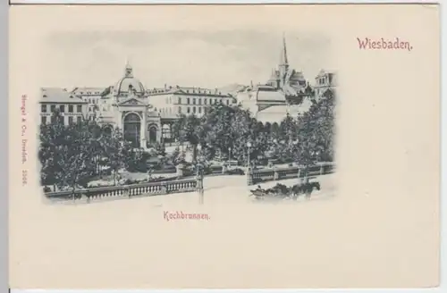(2549) AK Wiesbaden, Kochbrunnen, bis 1905
