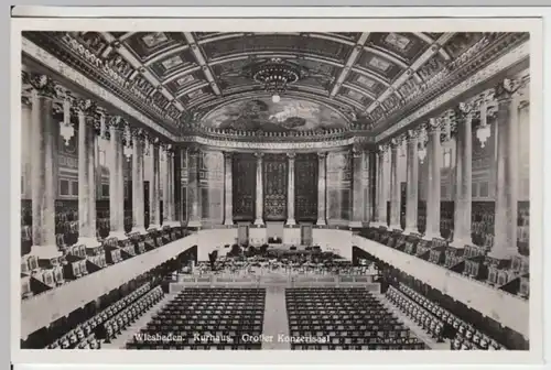 (18044) Foto AK Wiesbaden, Kurhaus, Großer Konzertsaal 1936