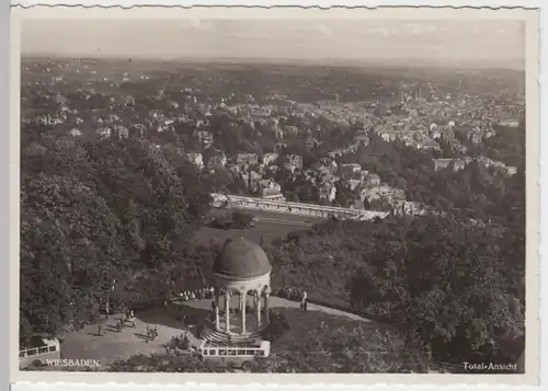 (18043) Foto AK Wiesbaden, Nerobergtempel, Opelbad 1936