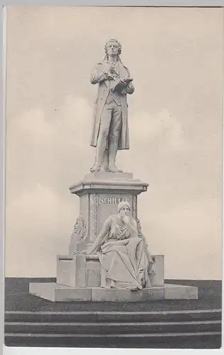 (114061) AK Wiesbaden, Schillerdenkmal, um 1906