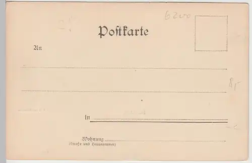 (106330) AK Wiesbaden-Biebrich, Partie am Schloss, vor 1905