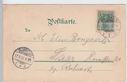 (105647) AK Wiesbaden, Kurhaus mit Bowling Green, 1901