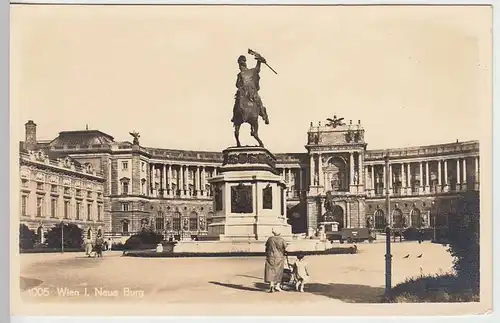 (33341) Foto AK Wien, Neue Burg, vor 1945