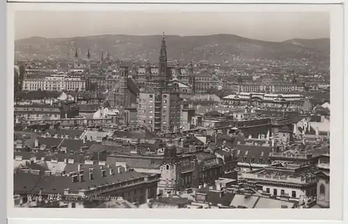 (30314) Foto AK Wien, Stadtblick vom Stephansturm, 1941