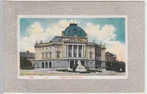 (27586) AK Wien, Deutsches Volkstheater 1913