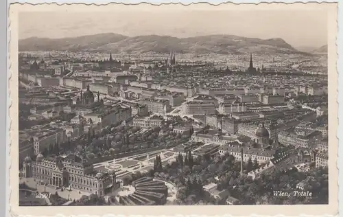 (115764) Foto AK Wien, Totale 1940er