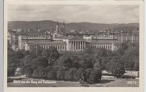 (110095) Foto AK Wien, Parlament, Blick von der Burg