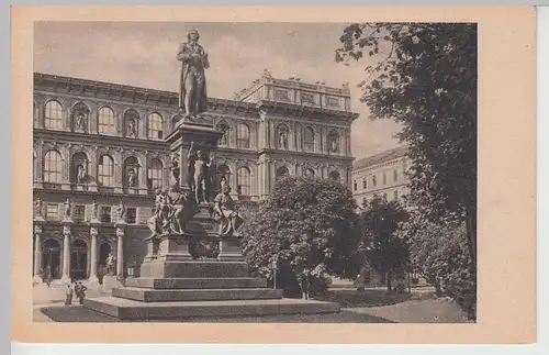 (110079) AK Wien, Schiller Denkmal, vor 1945