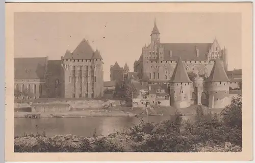 (91653) AK Marienburg, Malbork, Hoch- u. Mittelschloss, 1926