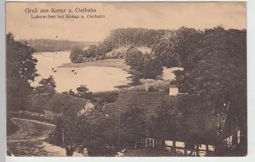 (88410) AK Kreuz (Ostbahn), Krzy? Wielkopolski, Lubow-See 1917