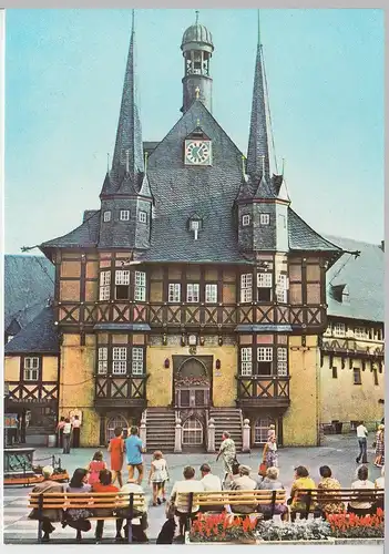 (99329) AK Wernigerode, Rathaus 1979
