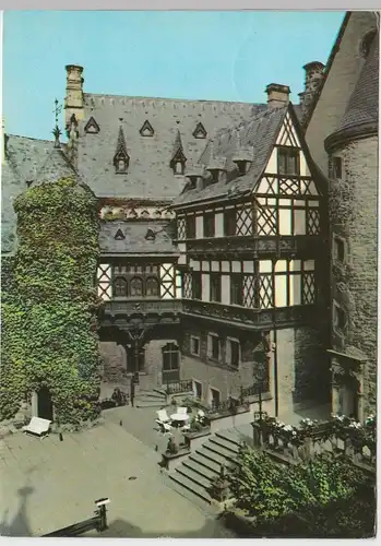 (99326) AK Wernigerode, Schloss Innenhof, 1972