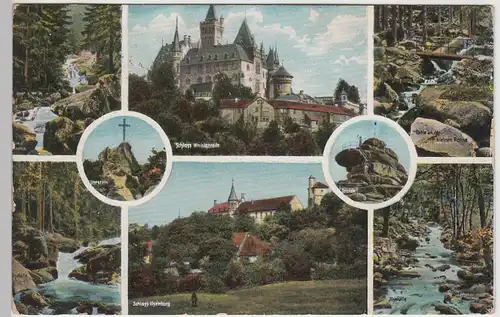 (96797) AK Wernigerode, Mehrbildkarte 1913