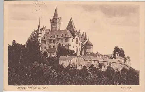 (93259) AK Wernigerode, Schloss 1916