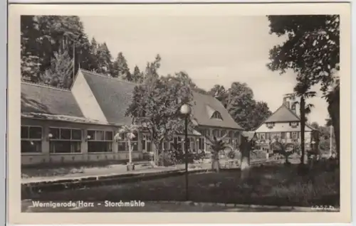 (9029) Foto AK Wernigerode, Storchenmühle 1954