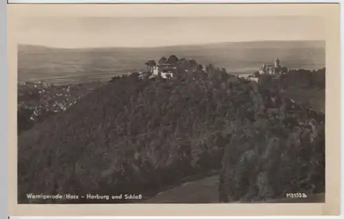 (9028) Foto AK Wernigerode, Harburg, Schloss 1954
